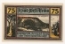 ALLEMAGNE / GERMANY - SUD AFRICA KOLONY - 75 PFENNIG 1922 / SERIE A - Deutsch-Suedwestafrika