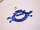 ASSIETTE Service "Flora" Fleur Liseron Bleu CREIL & MONTEREAU Céramique Faience Earthenware Art Deco XIXème S. ! - Creil Montereau (FRA)