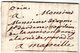 Lettre Marque Manuscrite " D'Aix " Envoyée à  Marseille 1744 - 1701-1800: Voorlopers XVIII