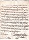 Lettre Marque Manuscrite " D'Aix " Envoyée à  Marseille 1744 - 1701-1800: Voorlopers XVIII