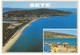 34 Sete La Plage Et Le Mont Saint Clair (2 Scans) - Sete (Cette)