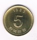 5  WON 1983 ZUID KOREA /1472/ - Corea Del Sud