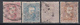 1872, Edifil Nº 25, 26, 28, 29, - Filipinas