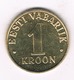 1 KROON 2001 ESTLAND /1484/ - Estonie