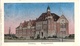EILENBURG Sachsen Realgymnasium Luna Karte Metall Effekt Color 30.9.1908 Gelaufen - Eilenburg
