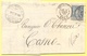 FRANCIA - France - 1890 - 15c Sage + Special Cancel Albert Hervet & Cie - Banque - Situation Du Compte - Bordereau - Via - 1876-1898 Sage (Tipo II)