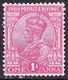 INDIA 1918 KGV 1 Anna Pale Rose-Carmine SG162 MH - 1911-35 King George V