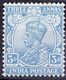 INDIA 1926 KGV 3a Ultramarine SG208 MH CV£16+ - 1911-35 King George V