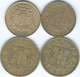 Jamaica - George VI  - 1937 ¼ Penny / Farthing - 1942 (KM42) & 1950 (KM33); ½ Penny - 1938 (KM31) & 1952 (KM34) - Jamaique