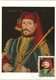 King Henry IV - National Portrait Gallery - Postcard With Barbuda Stamp - Familles Royales