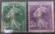 Delcampe - France - Lot De 31 Timbres Semeuse Préoblitérés Sur Charnières Dont Multiples Pour étude - Dont YT N°47 Et 60 - 1893-1947