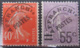 Delcampe - France - Lot De 31 Timbres Semeuse Préoblitérés Sur Charnières Dont Multiples Pour étude - Dont YT N°47 Et 60 - 1893-1947