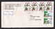 Mozambique: Registered Cover To Netherlands,1993, 9 Stamps, Olympics, Running Sports, Rare Real Use (minor Discolouring) - Mozambique