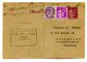 France Entier Type Paix + N°233 Et 281 De Nice Pour Bruxelles (Belgique) 1933 - (B2056) - Cartes Postales Types Et TSC (avant 1995)