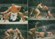 Sumo Wrestling, Japan National Sport, Multi-view, Wrestlers, C1980s Vintage Postcard - Wrestling