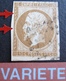 R1917/18 - NAPOLEON III N°13Ac - VARIETE ➤➤➤ Filet Ouest Incomplet - 1853-1860 Napoleon III