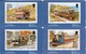 Isle Of Man, MAN 016 - 019, Set Of 4 Mint Cards, Isle Of Man Stamps, Trains, 2 Scans - Man (Eiland)