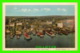 HALIFAX, NOVA SCOTIA - AERIAL VIEW OF THE BUSINESS SECTION - ANIMATED WITH SHIPS - R.C.A.F. - WRITTEN - - Halifax