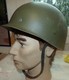 CASQUE MILITAIRE LEGER DE L'ARMEE B.W ALLEMAGNE DE L'OUEST TYPE O.T.A.N  U.S  , TAILLE 56-58 ,PEU SE PORTER POUR REMPLAC - Headpieces, Headdresses