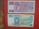 LOT 2 BILLETS "SINGAPOURE" NEUFS Et/ou CIRCULER - Kilowaar - Bankbiljetten