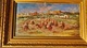 Mariano Marsal FORTUNY (1838 -1874) MAROC MOROCCO Fantasia Circa 1860 Huile Sur Toile. 30 X 55 Cm Env. /FREE SHIPPING R - Oils