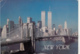 76548- NEW YORK CITY- BROOKLYN BRIDGE, TWIN TOWERS OF WORLD TRADE CENTER, SHIP - Puentes Y Túneles