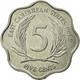 Monnaie, Etats Des Caraibes Orientales, Elizabeth II, 5 Cents, 1992, TTB - Oost-Caribische Staten