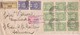 ENVELOPPE CIRCULEE AN 1917 BRUGGE A ST FIDEN RECOMMANDE BLOCK STAMP STAMP A PAIR-RARE - BLEUP - Briefe U. Dokumente