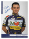 CARTE CYCLISME PAOLO BETTINI SIGNEE TEAM MG - TECHNOGYM 1997 - Cyclisme