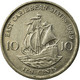 Monnaie, Etats Des Caraibes Orientales, Elizabeth II, 10 Cents, 1989, TTB - East Caribbean States