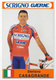 CARTE CYCLISME STEFANO CASAGRANDE TEAM SCRIGNO - GAERNE 1997 - Cyclisme