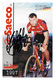 CARTE CYCLISME MICHAEL RICH SIGNEE TEAM SAECO 1997 - Cyclisme