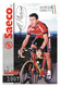 CARTE CYCLISME MASSIMO DONATI SIGNEE  TEAM SAECO 1997 - Cyclisme