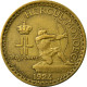 Monnaie, Monaco, Louis II, Franc, 1924, Poissy, TTB, Aluminum-Bronze - 1922-1949 Louis II