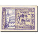 Billet, Autriche, Gampern, 10 Heller, Eglise, 1920, 1920-05-12, SPL, Mehl:FS 221 - Autriche