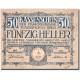 Billet, Autriche, Traiskirchen, 50 Heller, Eglise, 1921-05-31, SPL FS 1077b - Autriche