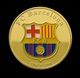 1 Pièce Plaquée OR ( GOLD Plated Coin ) - Football Lionel Messi FC Barcelone ( B ) - Autres & Non Classés