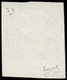 O FRANCE - Poste - 3, Bien Margé, Grille Rouge (pâle), Signé Guy: 20c. Noir - 1849-1850 Ceres