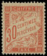 * FRANCE - Taxe - 34, Signé: 30c. Rouge Orange - 1859-1959 Neufs