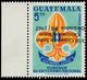 ** GUATEMALA - Poste Aérienne - 391, Surcharge Renversée, (tirage 50): 5c. Scouts - Guatemala