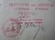 08 CHARLEVILLE" Deland Huy Electricien  Rue Du Moulin" ,Tampon WW2 1941 - Documents