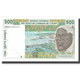 Billet, West African States, 500 Francs, 1991-2002, KM:110Aa, NEUF - États D'Afrique De L'Ouest