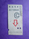 ANCIEN TICKET  Transport Métro AUTOBUS PARIS - RATP - Monde