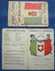 CAF CONC ITALIE MILITARIA 1915 PARTITION HYMNE DE MAMELI CHINAGLIA VILLARD NOVARO COMTE EMANUELE SARMIENTO 2 VERSIONS - Autres & Non Classés