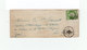 Sur Enveloppe Type Empire Franc 5 C Vert. Oblitéré Losange. CAD Lyon 1957. C. Ambulant Lyon à Marseille. (1139x) - 1849-1876: Classic Period