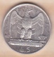 Italie . 5 Lire 1927 , . Vittorio Emanuele III. Argent - 1900-1946 : Victor Emmanuel III & Umberto II