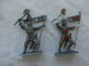 Soldat Miniature Médiéval En Plastique Souple - Militaires