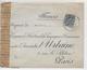 1915 - ESPAGNE - ENVELOPPE De VALENCIA => PARIS Avec CENSURE - Lettres & Documents