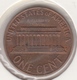 @Y@   United States Of America  1 Cents  1973   (3050 ) - 1959-…: Lincoln, Memorial Reverse