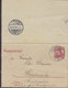 Germany Deutsches Reich Postal Stationery Ganzsache Entier Germania Kartenbrief BADEN-BADEN 1905 KARLSRUHE (Baden) - Sonstige & Ohne Zuordnung